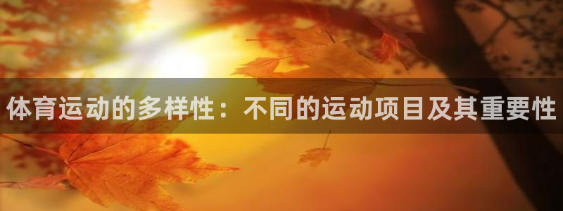 海南尊龙官网下载发展怎么样：体育运动的多样性：不同的