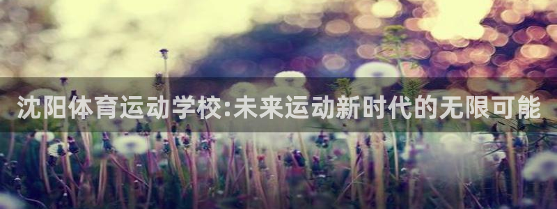 尊龙官网下载开户：沈阳体育运动学校:未来运动新时代的无限可能