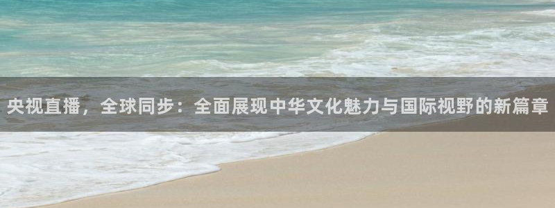河豚篮球直播：央视直播，全球同步：全面展现中华文化魅力与国际视野的新篇章